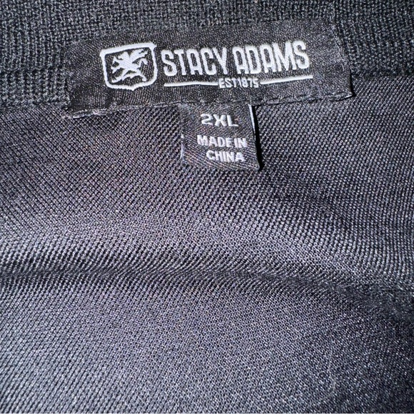 Mens Stacy Adams Italian Style Knit Woven Shirt 2XL - Picture 6 of 6